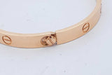 Cartier 18k Yellow Gold Love Bracelet 36.5 Grams Size 19 Eb0826pxxzde