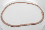 10k Rose Gold Diamond Cuban Link Necklace 55.6 Grams 20 Inch Eb0726oxxzsa