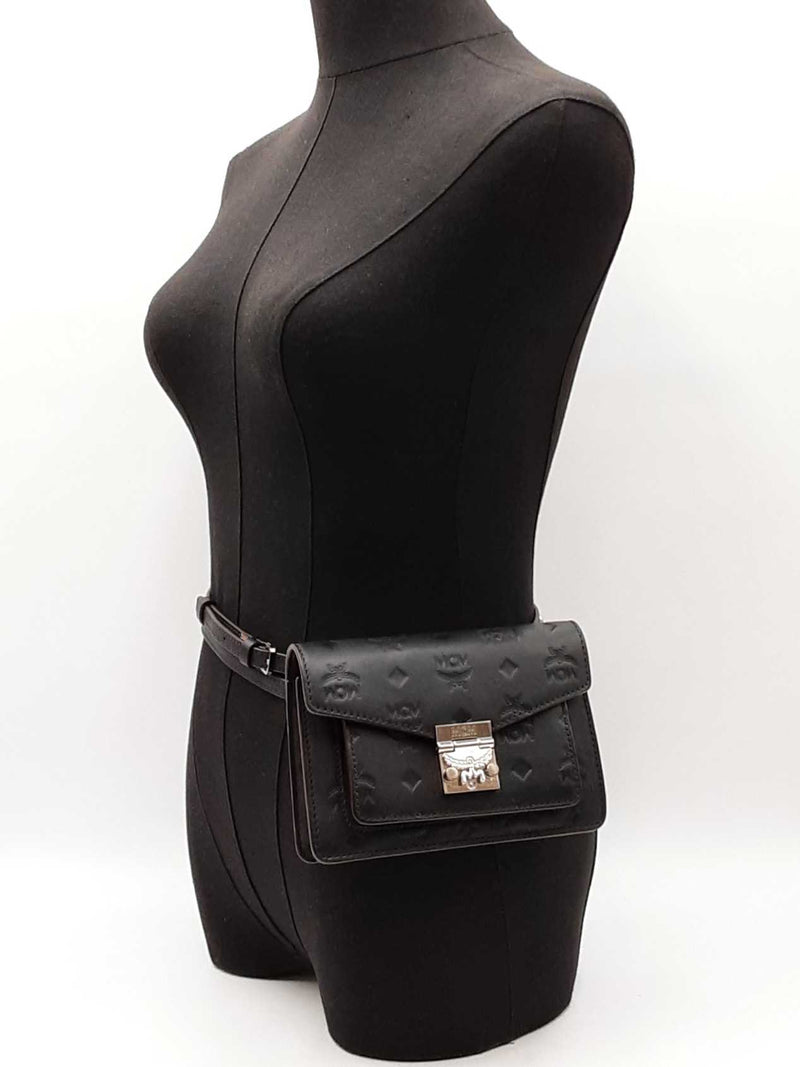 Mcm Patricia Visetos Leather Converible Crossbody & Belt Bag Fw0725lrzdu