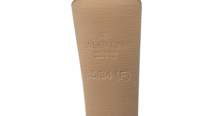 Valentino Garavani Vlogo Signature Reversible Belt Size 85/34 Sd0825llzdu
