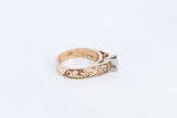 Approx. 0.3ctw Diamond Ring In 14k Yellow Gold 3.4 Grams Size 4 Eb0924oxzsa