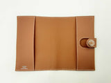 Hermes R.m.s Tan Calfskin Passport Holder Fw1224wxzsa