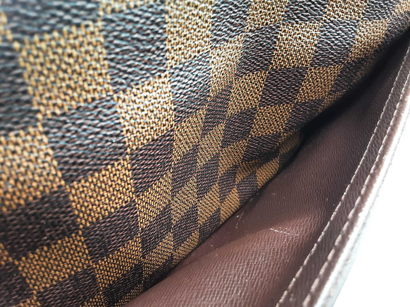 Louis Vuitton Trocadero Brown Damier Ebene Crossbody Bag Do0425crxde
