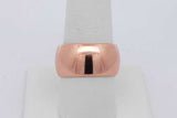 14k Rose Gold Band Ring 8.6 Grams Size 8.5 Eb0526ixzsa