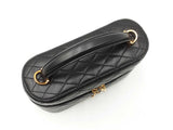 Yves Saint Laurent Gaby Vanity Case In Black Quilted Lambskin Fw0726lozxdu