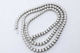 9.66cttw Diamond Tennis Necklace In 14k White Gold 21.8g 16.25 Inch Eb0926oxxzde