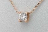 Cartier C De Cartier Diamond Pendant Necklace In 18k Rose Gold 2.5g Eb0826lxxzsa