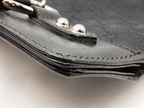 Gucci Horsebit Chain Bag In Black Monogram Canvas & Leather Fw0626lordu