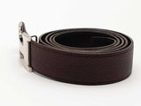 Hermes Reversible Brown Belt / Buckle Size 40 - 42 Aa0526lzxsa