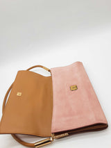 Gucci Pink Suede Shoulder Bag Eb0626ocrde