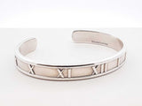 Tiffany & Co. Atlas Bangle Bracelet In Sterling Silver 21.4g 6 Inch Fw1026rzdu