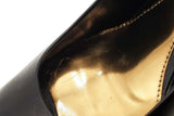 Gucci Black Leather Peep Toe Platform Heels Size 36.5 Eb0526crsa