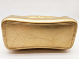 Chanel Gabrielle Metallic Gold Quilted Leather Backpack Do0525lrxzde