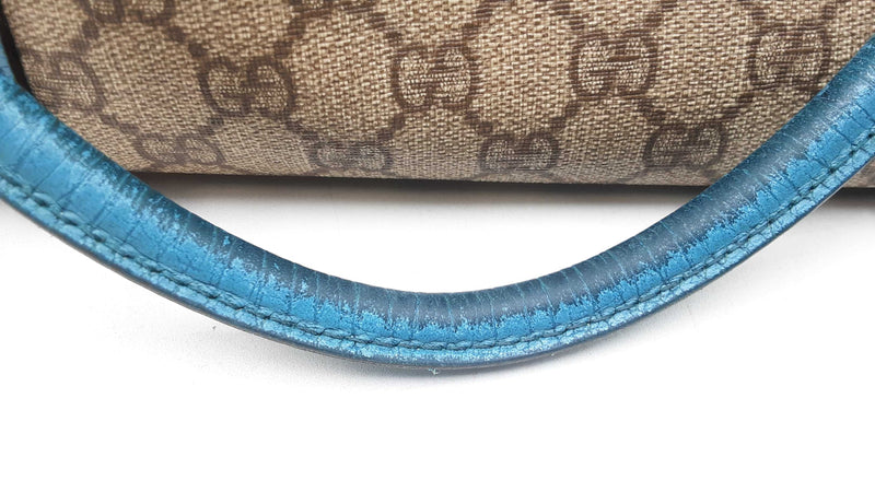 Gucci Blue/beige Gg Supreme Tote Bag Sd0925lrzdu