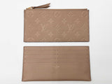 Louis Vuitton Félicie Pochette In Turtledove Beige Monogram Empreinte Leather Fw0726ixzdu