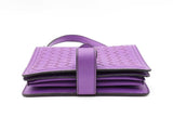 Bottega Veneta Nappa Intrecciato Runway Shoulder Bag In Purple Fw0225ozxdu