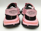 Balenciaga 617543 Track Pink Black Strap Sandals Size Eu 39/ Us 9 Do0225lxzde