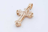 14k Yellow Gold Cross Pendant 2.9 Grams Eb0326oxzde