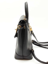 Louis Vuitton Lockme Black Leather Backpack Eb0126irxde