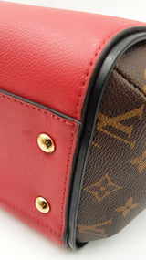 Louis Vuitton Kimono Tote Bag In Monogram Canvas & Cerise Leather Fw0625rzxdu
