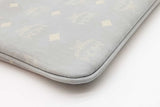 Mcm Aren Crossbody Pouch In Visetos Grey Eb0826lcrde