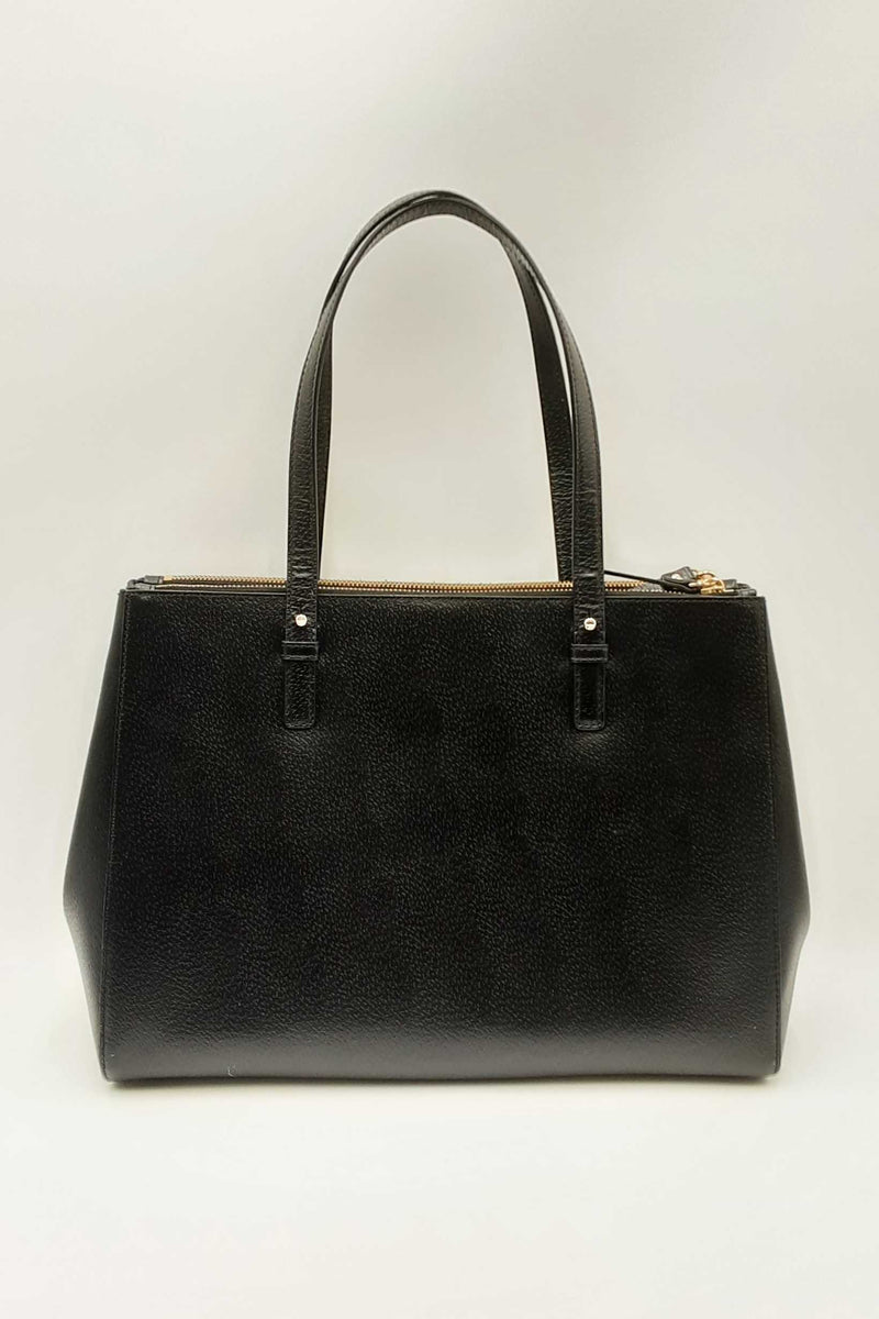 Kate Spade Grand Street Reena Black Leather Tote Bag Fw1024exdu