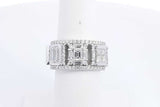 Approx. 5.8ctw Diamond Eternity Band In 18k White Gold 10.3g Size 6 Eb0225wrxzsa