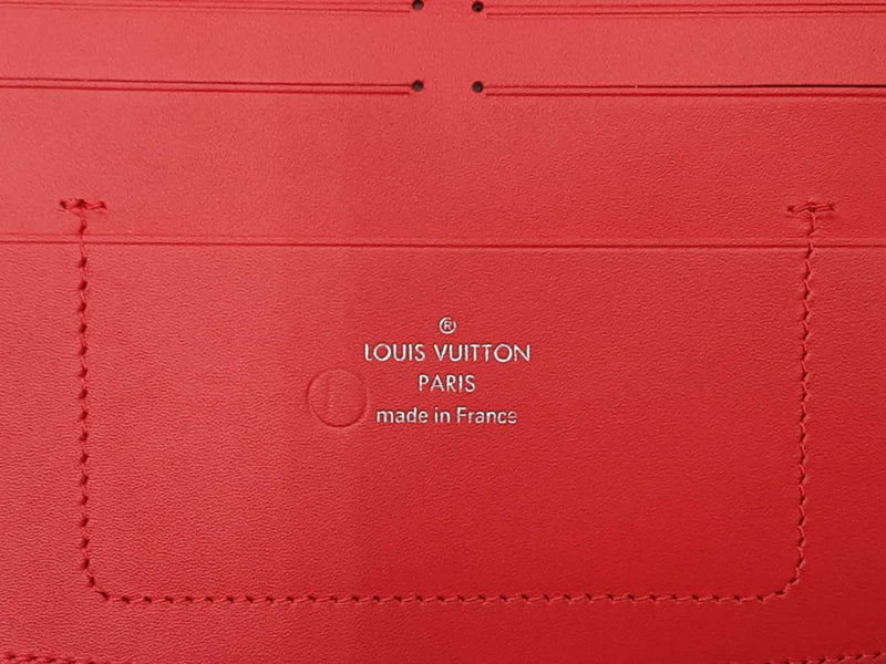 Louis Vuitton Steamer Leather Wallet In Red Lipstick Fw0625wzxdu