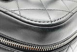 Chanel Quilted Black Leather Vanity Case Eb0626loxzde