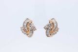 0.68cttw Diamond Stud Earrings In 14k Yellow Gold 3.6 Grams Eb0526wxzde