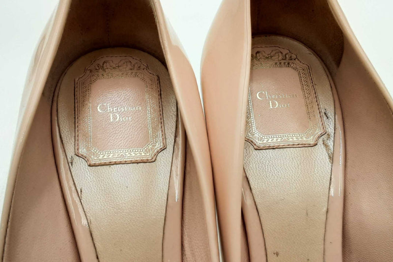 Christian Dior Sublime Light Pink Patent Leather Pumps Size 39.5 Eb0225lrxsa