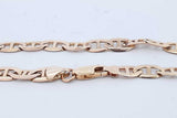 14k Yellow Gold Mariner Link Bracelet 7.2 Grams 7.5 Inch Eb0426wrxde
