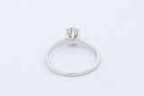 0.35ctw Diamond Solitaire Ring In 14k White Gold 1.6 Grams Size 5.5 Eb0825oxzde