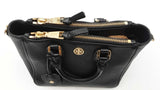 Tory Burch Robinson Black Pebbled Leather Mini Square Tote Sd0526wzdu