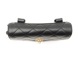 Chanel Envelope Flap Waist Bag In Diamond-quilted Black Leather Fw0825lpzxdu