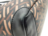 Versace La Greca Medusa Music Signature Shopper Tote Brown Aa0525wxzsa