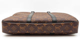 Louis Vuitton Porte-documents Voyage Briefcase In Monogram Macassar Coated Canvas & Leather Fw0726irxdu