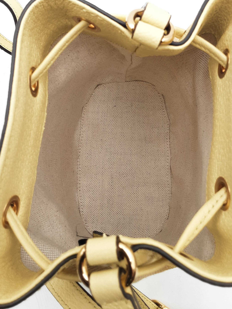 Gucci Ophidia Gg Bucket Bag In Yellow Eb0924cxzsa