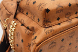 Mcm Stark Side Studs Visetos Cognac Backpack Eb0426oorsa