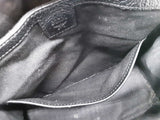 Mcm Stark Black Leather Gray Visetos Coated Canvas Backpack Do0626orxde