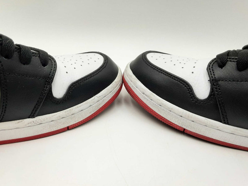 Nike Air Jordan 1 Mid Gym Red Black & White Sneakers Us Size 10 Fw0125rzdu