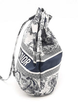 Christian Dior Fabric Toile De Jouy Sauvage Travel Pouch Aa1124ocrsa