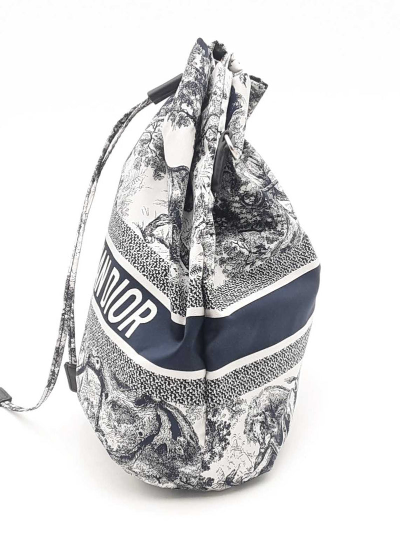 Christian Dior Fabric Toile De Jouy Sauvage Travel Pouch Aa1124ocrsa