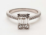 0.58 Cttw 18k White Gold 3.1g Ring Size 6.5 Do0825lxzxde
