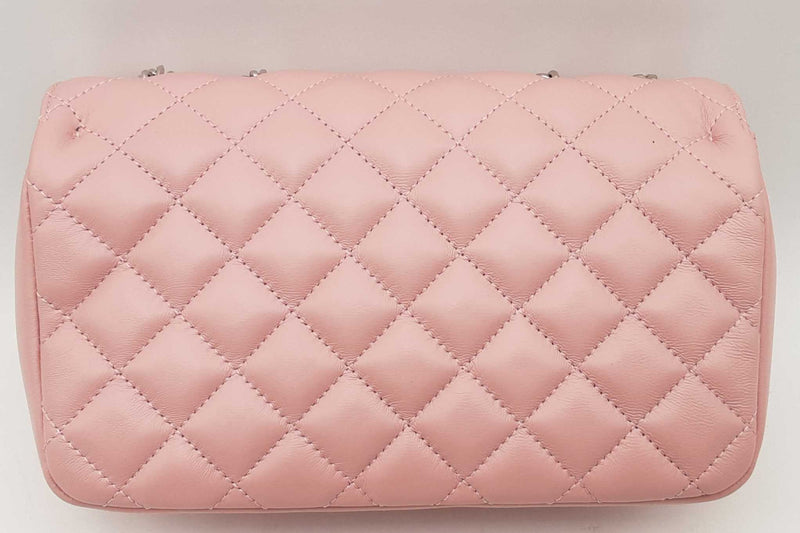 Versace Quilted Pink Leather Medusa Shoulder Bag Eb0824wxzsa