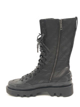 Givenchy Clapham Black Leather Biker Boots Size 40 Eb0326lxzsa