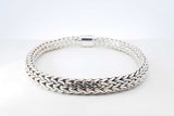 John Hardy Icon Chain Bracelet In Sterling Silver  & Blue Sapphire 47 Grams 8.5 Inch Fw0626wzxdu