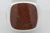 David Yurman 925 Fossilized Dinosaur Bone Signet Ring 24.4g Size 10 Eb1026lxzsa