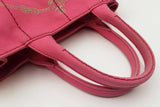 Prada Canapa Pink Canvas Tote Bag Eb0726oxzdu