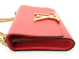 Louis Vuitton Louise Red Leather Chain Shoulder Bag Do0726cxzde